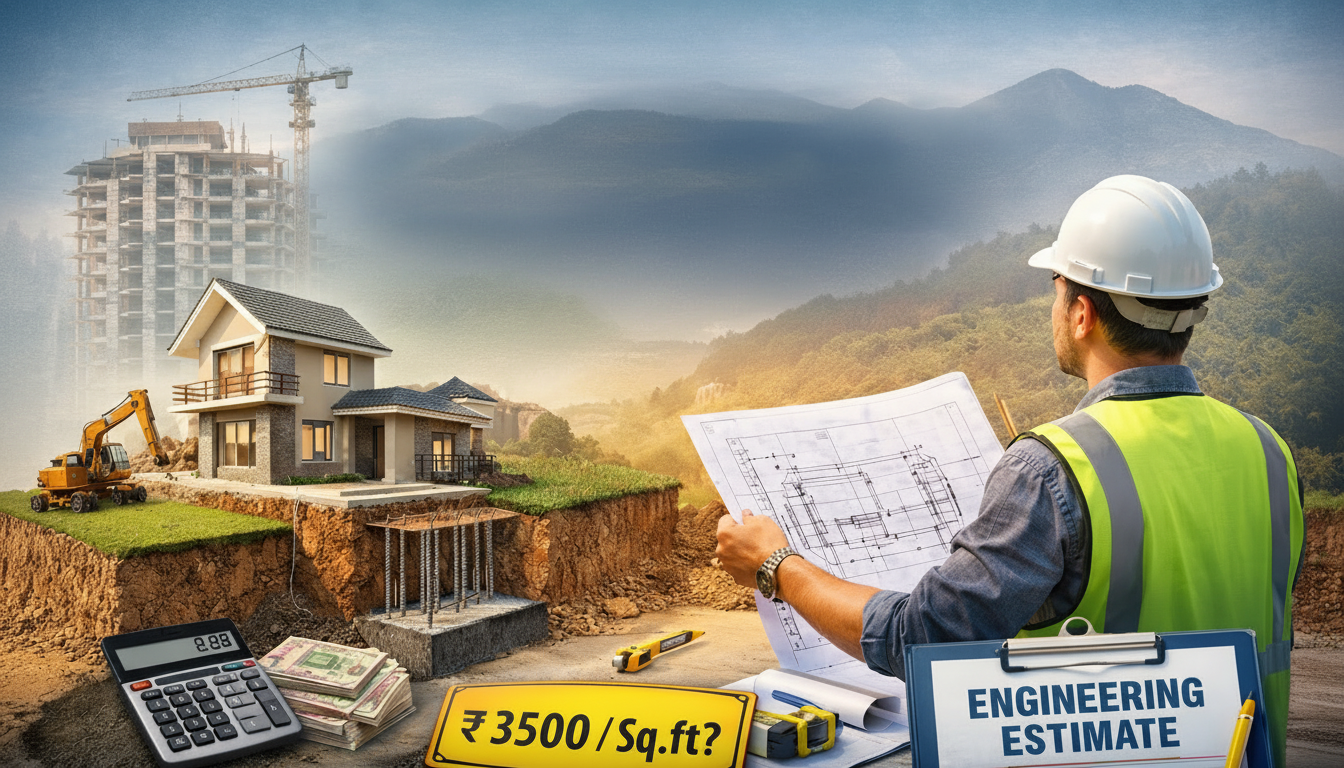 House Construction Cost: The Square Foot Trap vs. Engineering Estimation