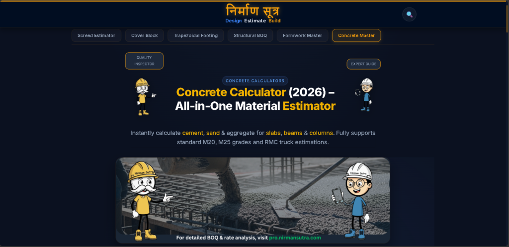 Concrete Calculation