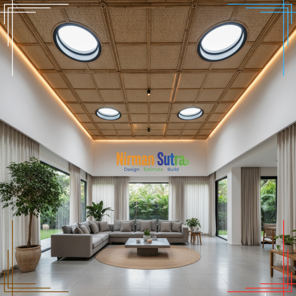 Bamboo & Cane Ceiling