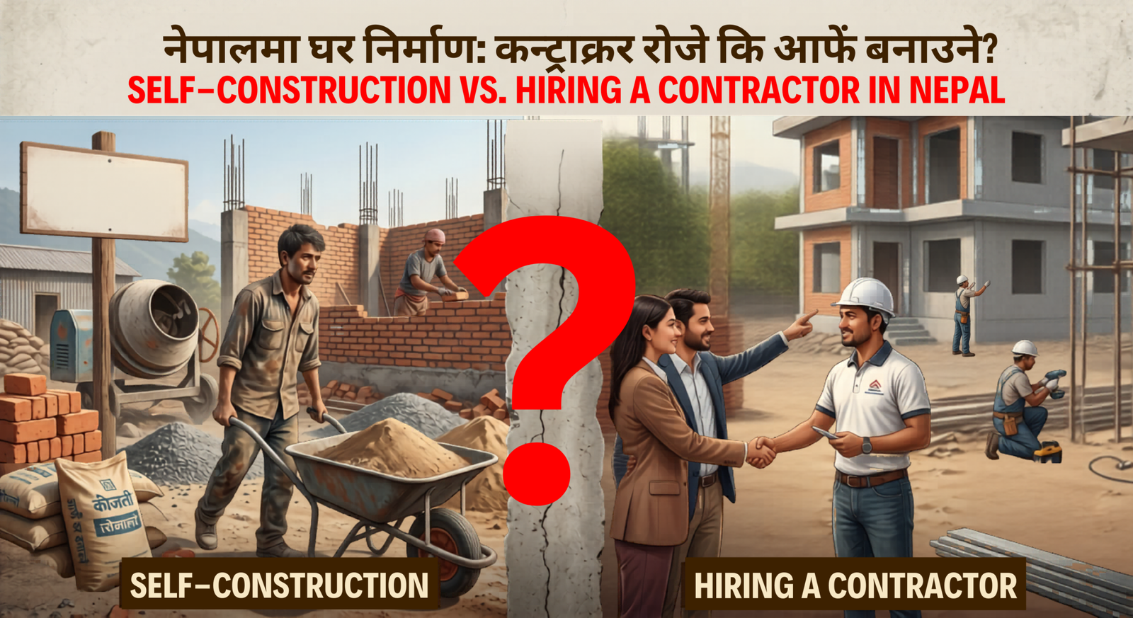 self-construction vs construction company