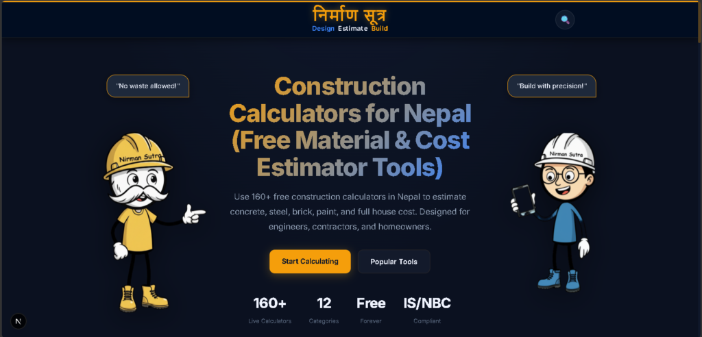 Construction Calculator Nepal 