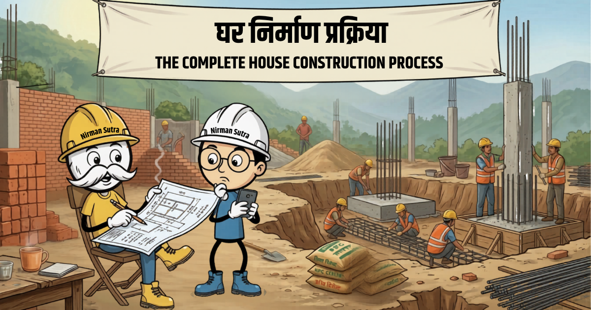 घर निर्माण प्रक्रिया