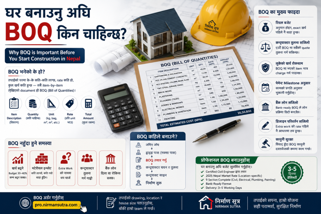 Why BOQ is Important Before Construction 